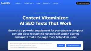 AI Content Vitaminizer by Buddler | Logiciel IA Gratuit