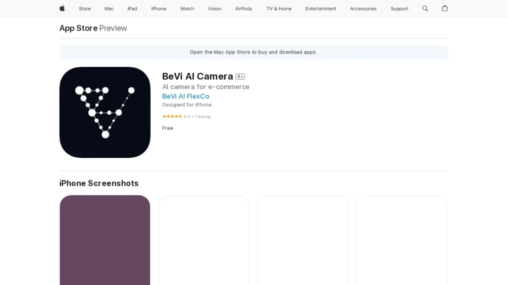 BeVi AI Camera | Logiciel IA Gratuit