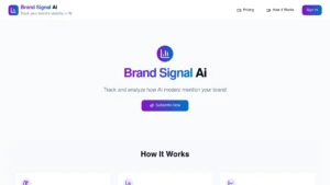 Brand Signal AI | Logiciel IA Gratuit