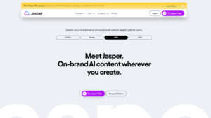 Essayez Jasper | Logiciel IA Gratuit