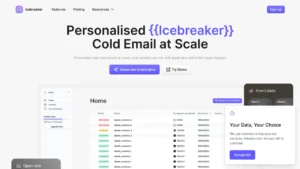 Generate personalised icebreakers for cold emails | Logiciel IA Gratuit