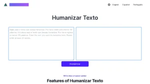 Humanizar Texto | Logiciel IA Gratuit