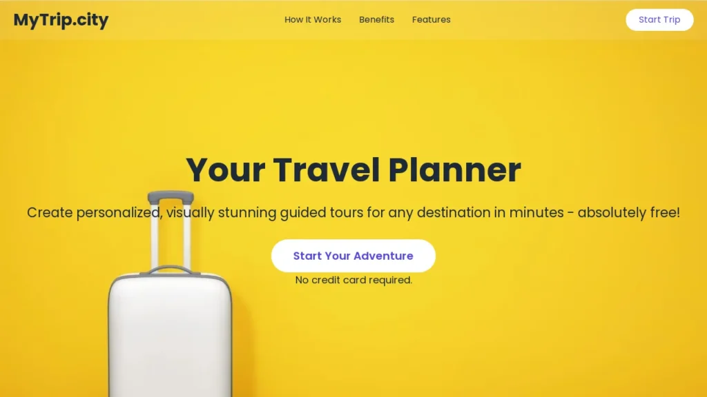 MyTrip.city | Logiciel IA Gratuit