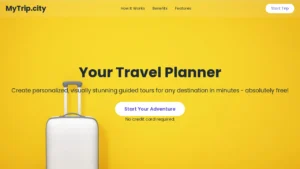 MyTrip.city | Logiciel IA Gratuit
