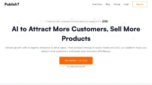 Publish7 | Logiciel IA Gratuit