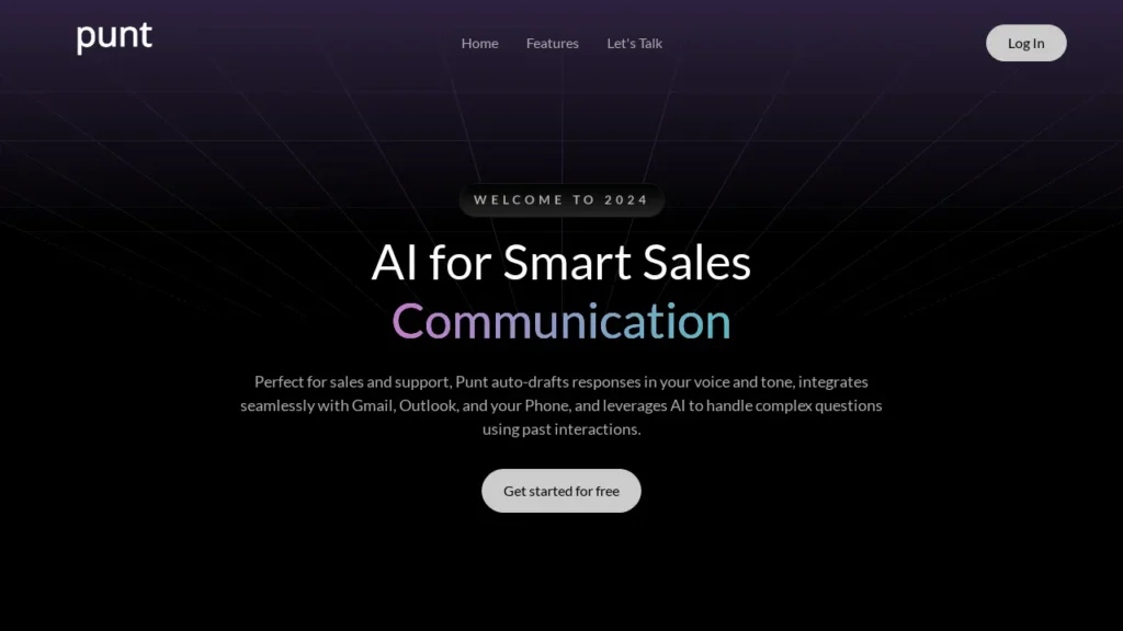 Punt | Logiciel IA Gratuit