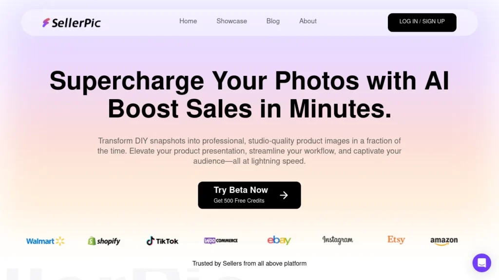 SellerPic | Logiciel IA Gratuit