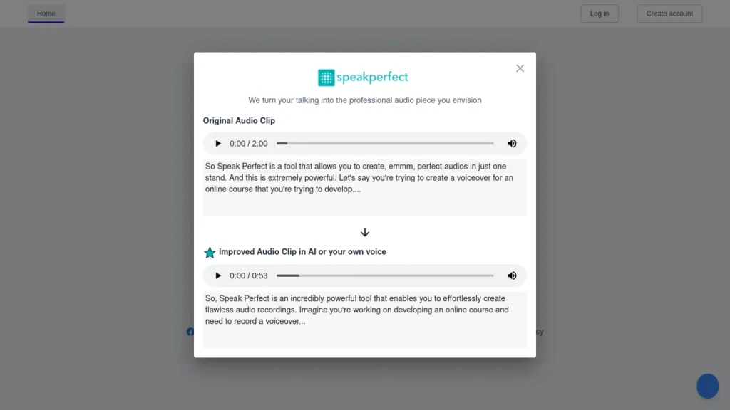 Speakperfect | Logiciel IA Gratuit
