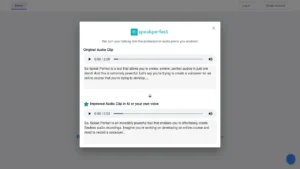 Speakperfect | Logiciel IA Gratuit