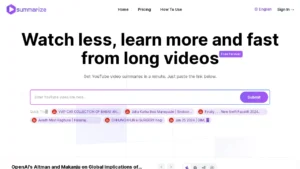 Summarize.ing | Logiciel IA Gratuit