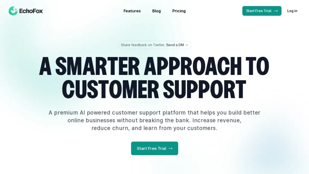 Testez Echofox Support Bot | Logiciel IA Gratuit
