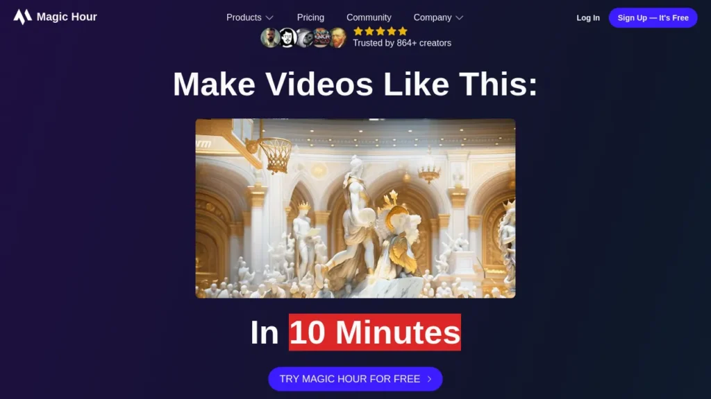 Testez Magic Hour | Logiciel IA Gratuit