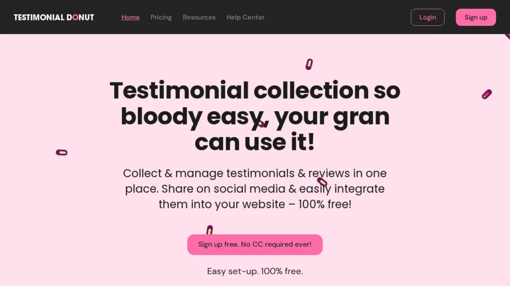 Testimonial Donut | Logiciel IA Gratuit