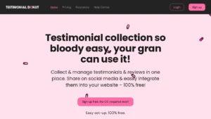 Testimonial Donut | Logiciel IA Gratuit