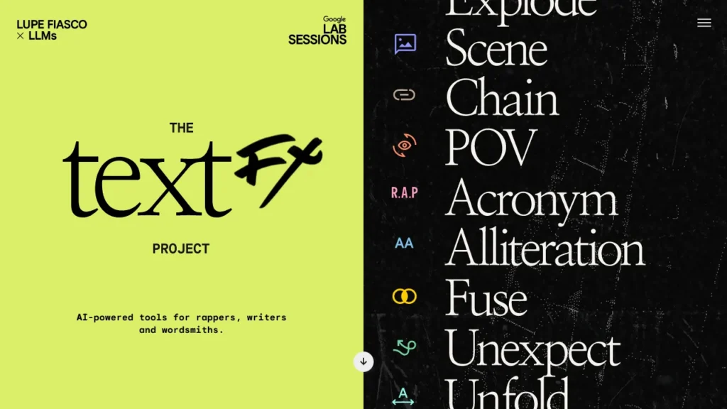 TextFX by Google | Logiciel IA Gratuit