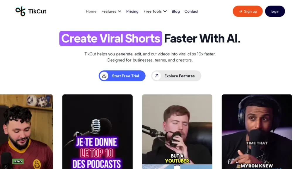 TikCut | Logiciel IA Gratuit