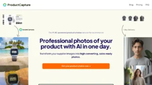 Transform Your Product Visuals with AI-Powered Photography from ProductCapture | Logiciel IA Gratuit