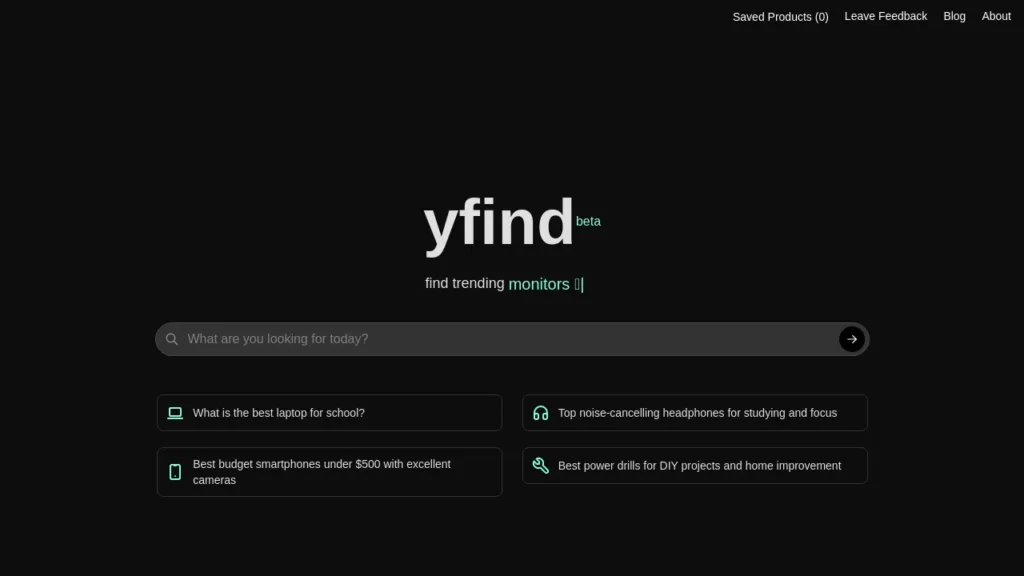 Yfind | Logiciel IA Gratuit